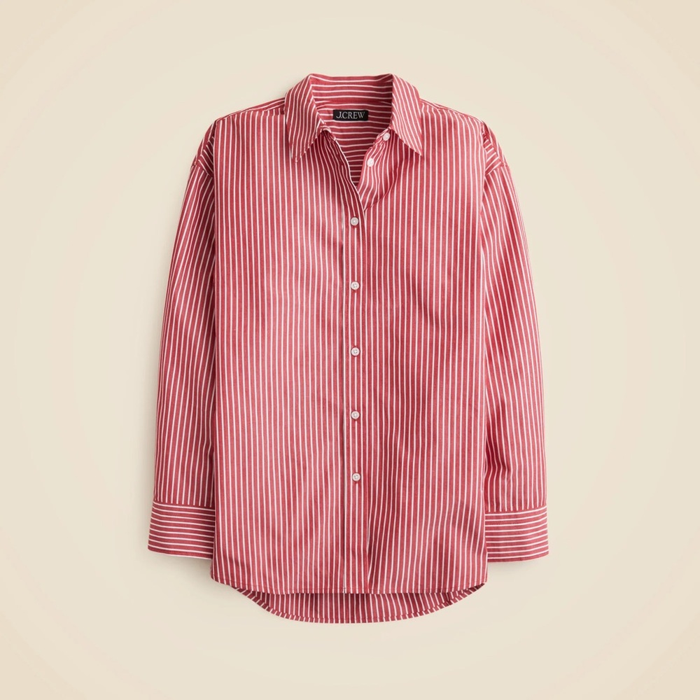 J. Crew Red Stripe Etienne Shirt